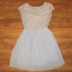 Light Blue Lacey Dress